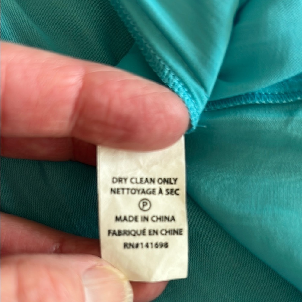 Ramy Brook Summer Sleeveless Turquoise Mini Dress size M - Picture 8 of 10